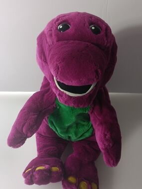 Barney Actimates Microsoft 1997 Plush Toy Tested And Works.